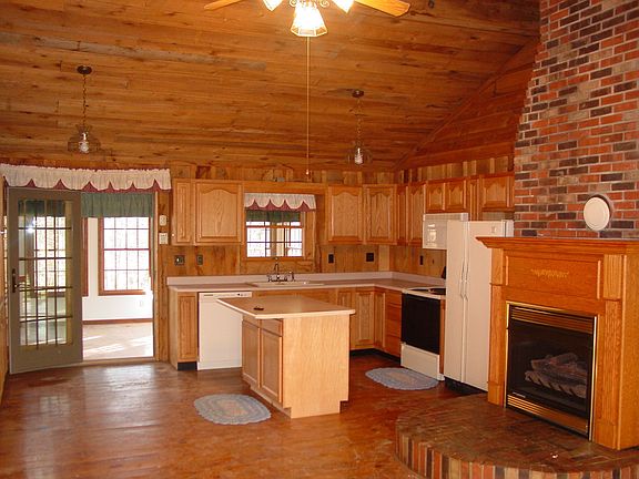 kitchen facing enclosed deck