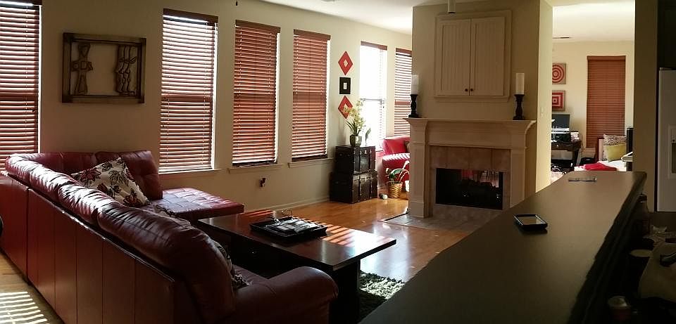 Panoramic view of living area