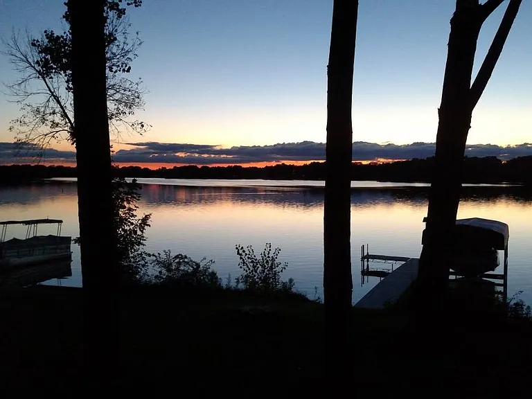 sunset view from upper deck