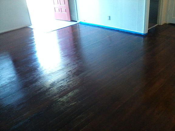 WOW! New finish in Living rm