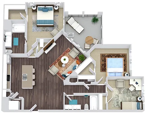 Floor plan The Barton