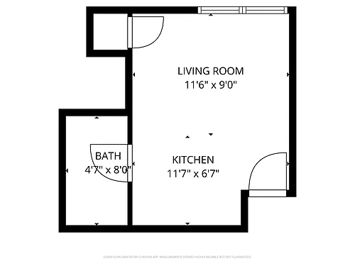 Floor plan Studio