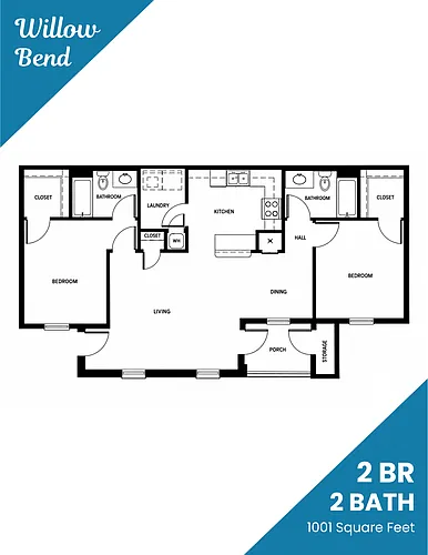 Floor plan 2 Bedroom