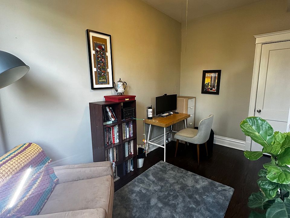 Bedroom off living room