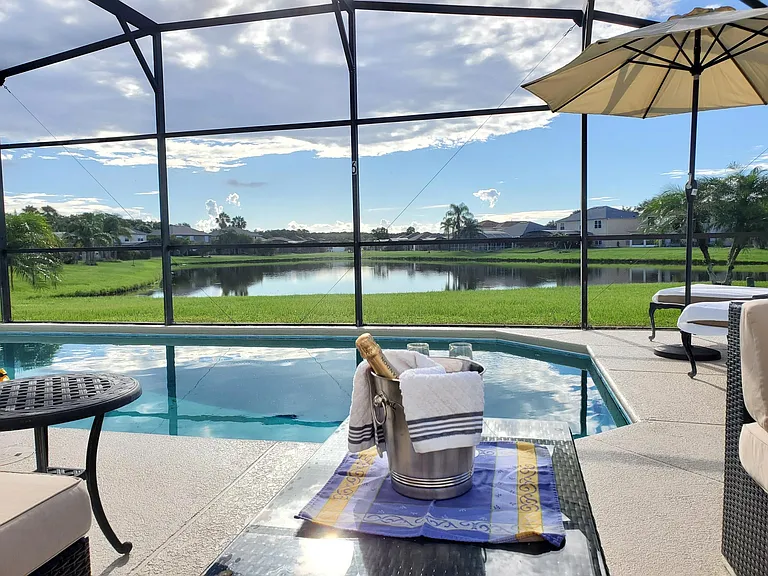 Easy to picture you and your family and friends relaxing after a busy day at the Theme Parks, World Class Shopping a trip to the Space Coast or just a successful week of work and school!