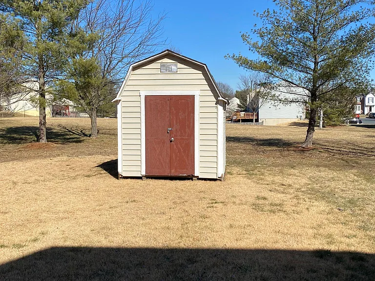 Outdoor shed.