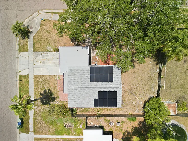 Top down view