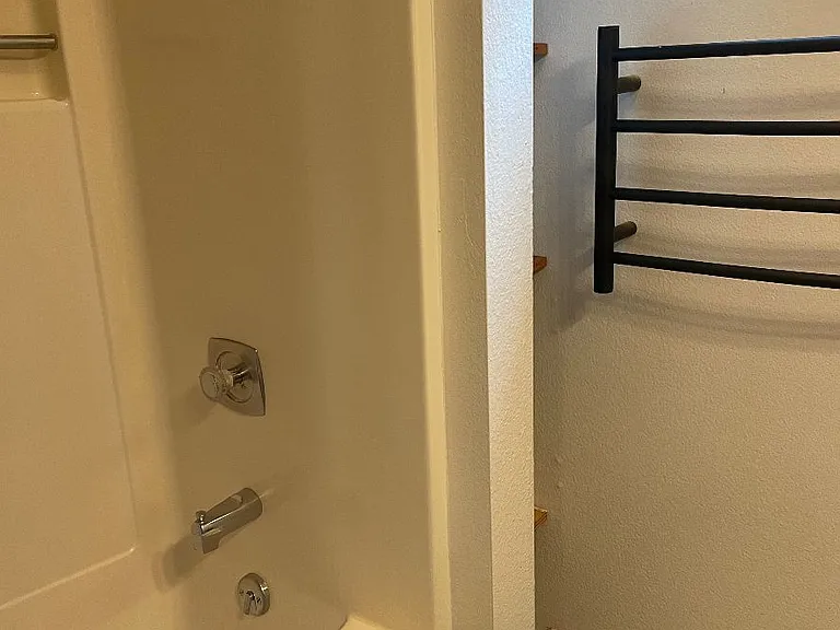 Primary bathroom with tub