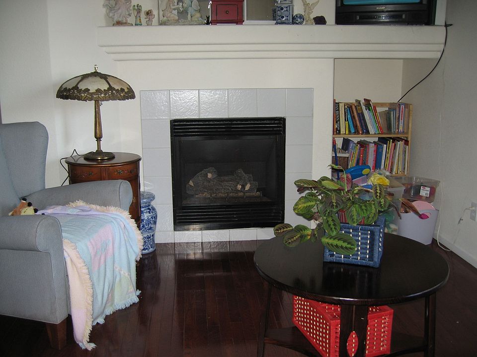 open floor plan W/ Fireplace