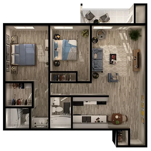 Floor plan B1R