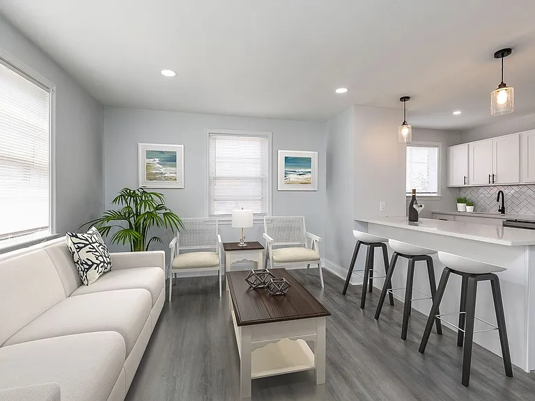 Living Area/Breakfast Bar-Renovated