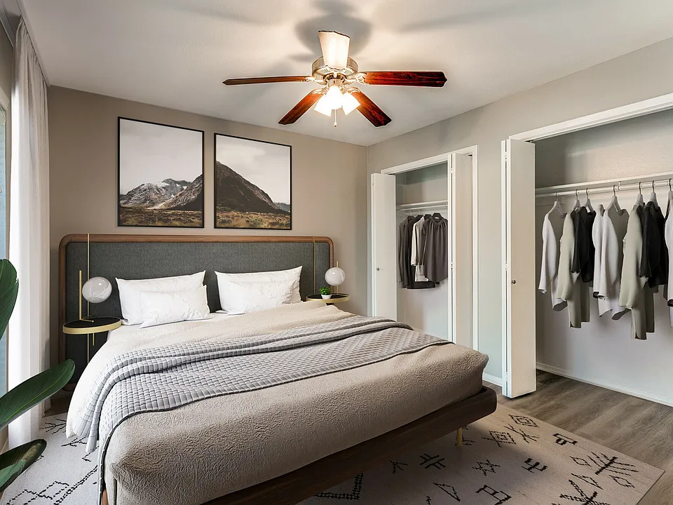 Staged Bedroom