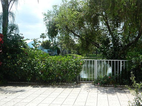 patio with lake view