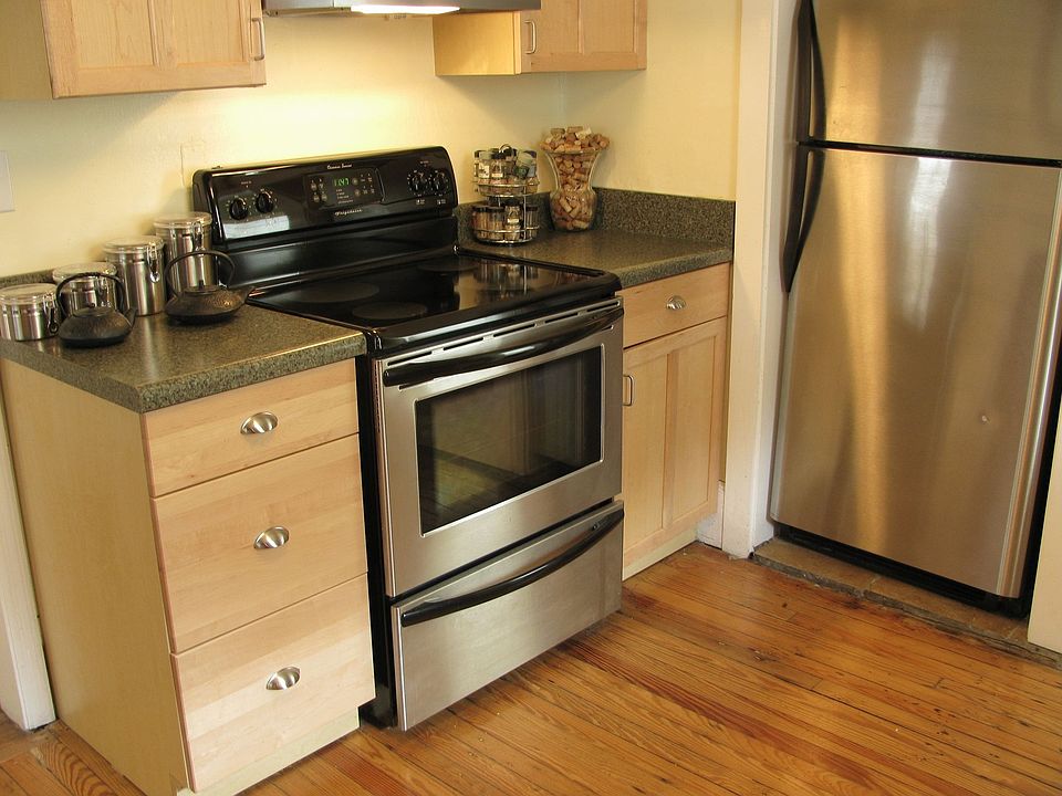 Stainless steel appliances.