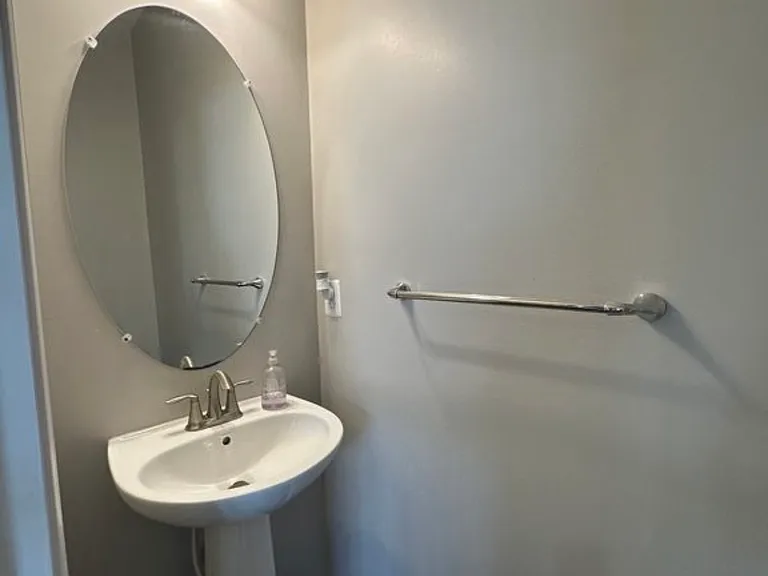 half bath on second level