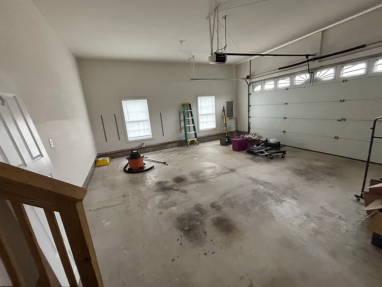 Two Car Garage - entry to house