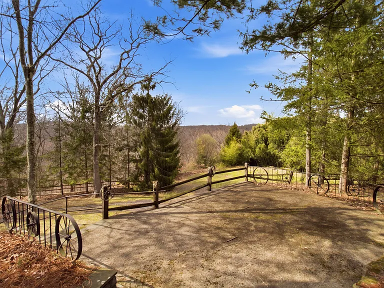 Charming patio that looks out across the beautiful grounds - one of many!