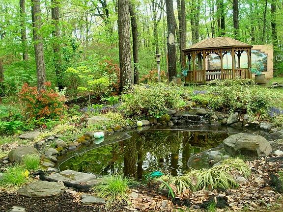 Lovely Pond Overlooks Pagoda