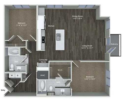 Floor plan B7