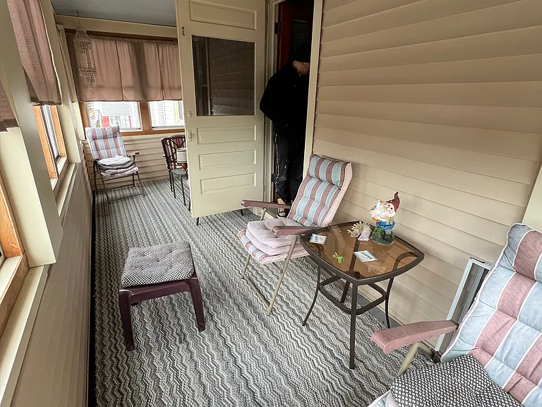 Shared front porch