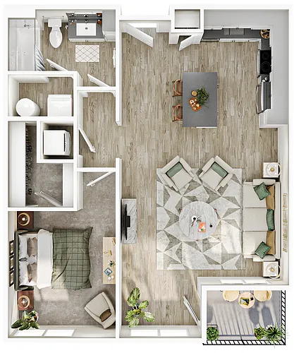 Floor plan A8A
