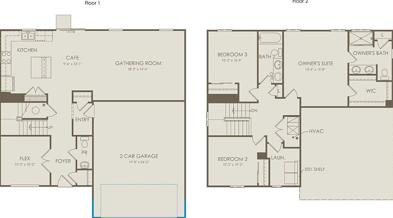 Spacious 3-bedroom floorplan with loft