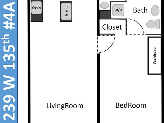 2nd image of 239 W 135th St APT 4A