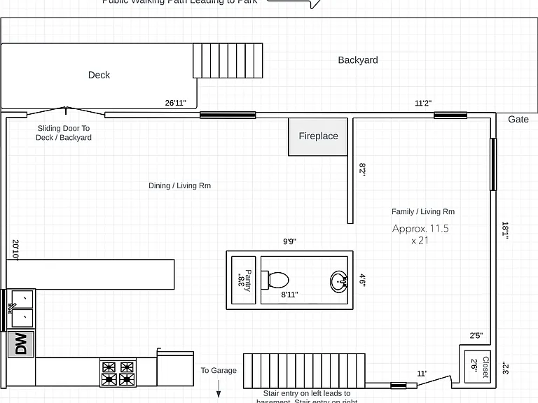 Main floor plan