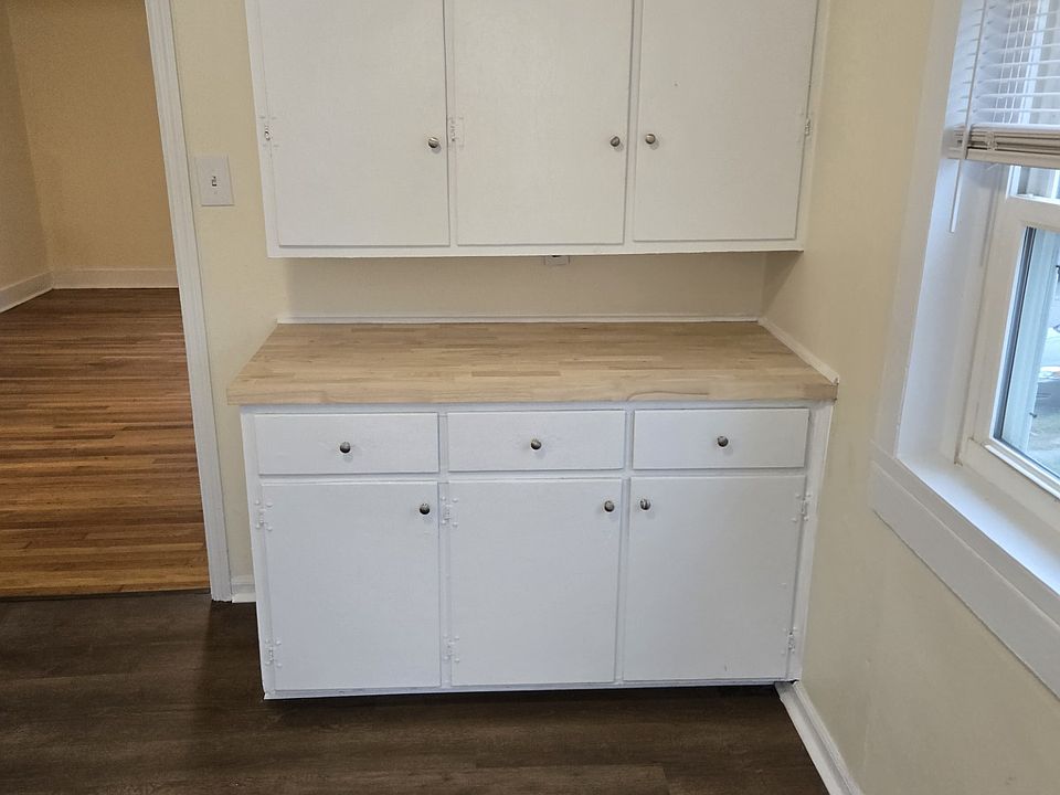 Cabinets and new window butcher block countertop