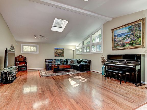Gleaming hardwood floors
