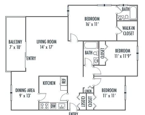 Floor plan 3X2