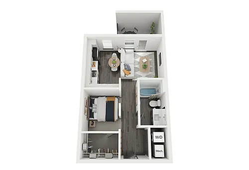 Floor plan Signature - Studio