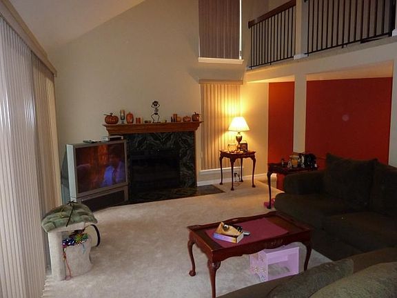LIVING ROOM WITH FIREPLACE