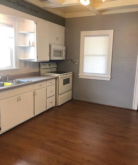 New stove (not pictured). Newer fridge, Bosch dishwasher also not pictured.