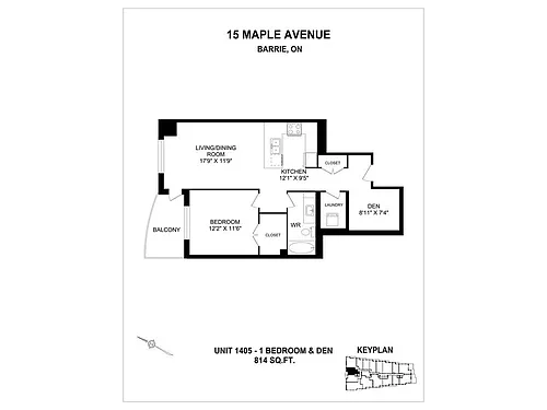 Floor plan 1405