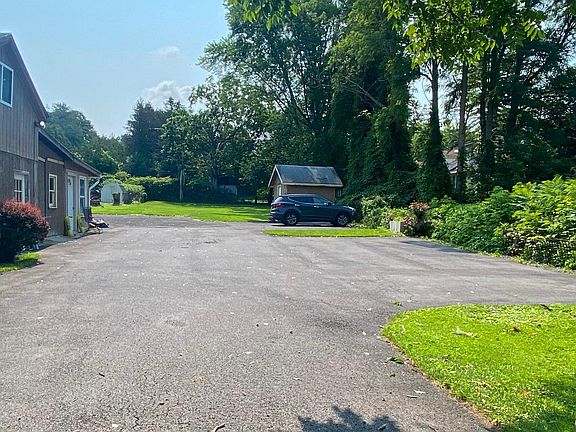 Off-street parking and backyard