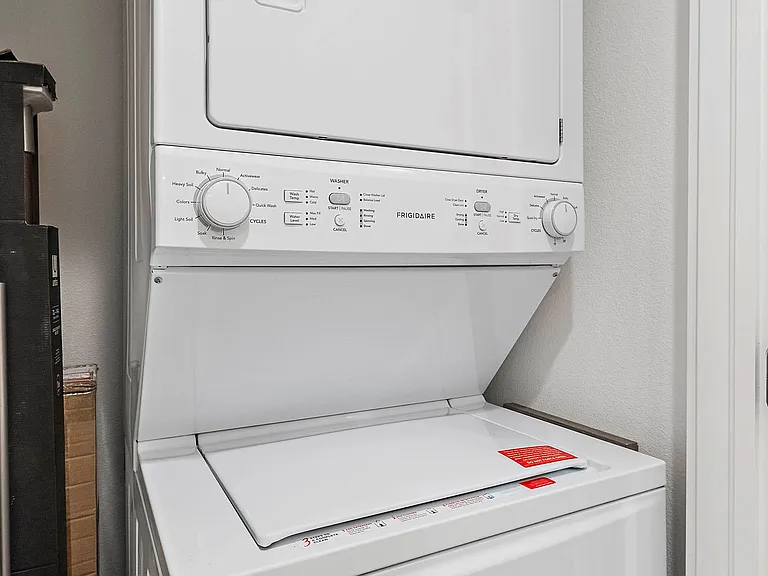 Full Laundry in Apartment