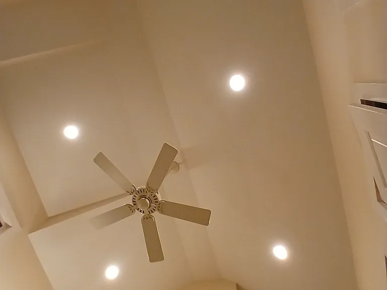 View of ceiling...new paint throughout.