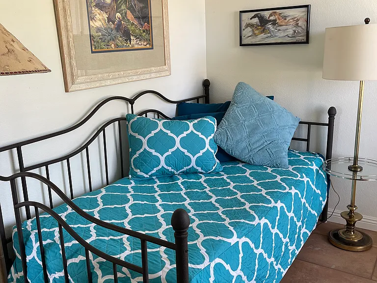 Second bedroom. Twin bed along with a trundle twin bed.