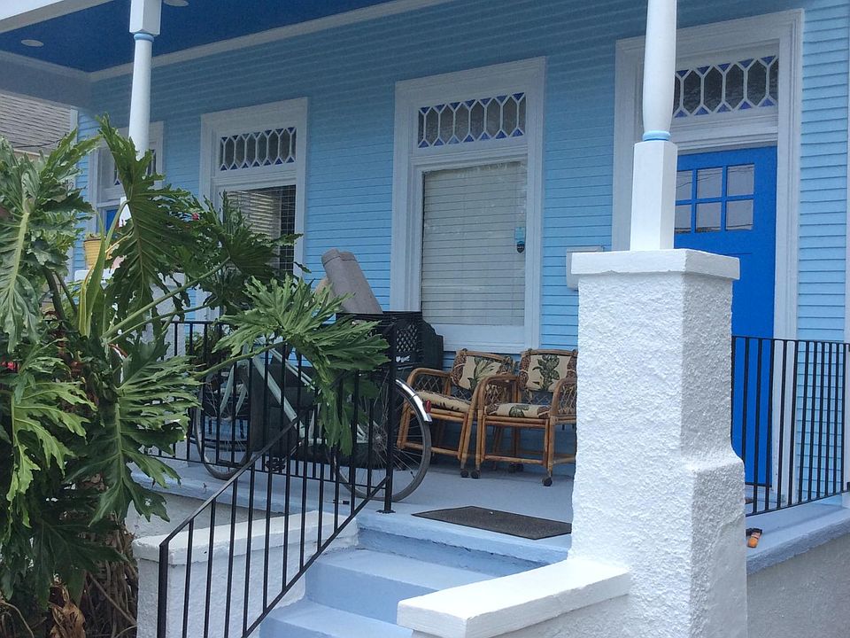 Porch and front door