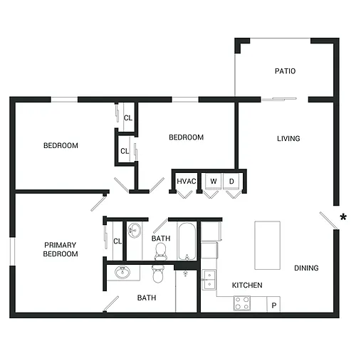 Floor plan Monarchos