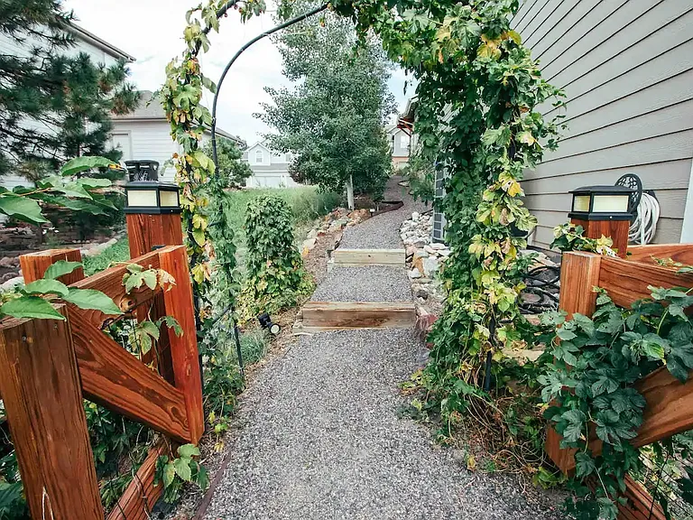 Side path from front to back yard