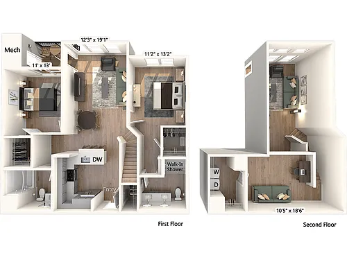 Floor plan BM08L-1371sf-1404