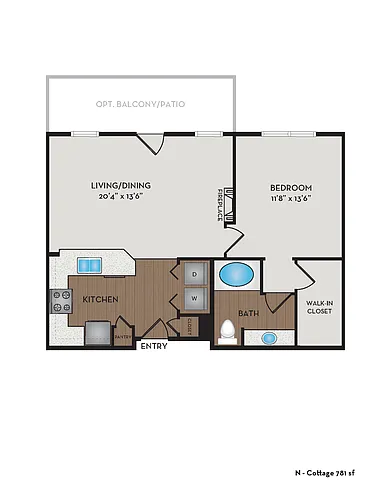Floor plan Cottage