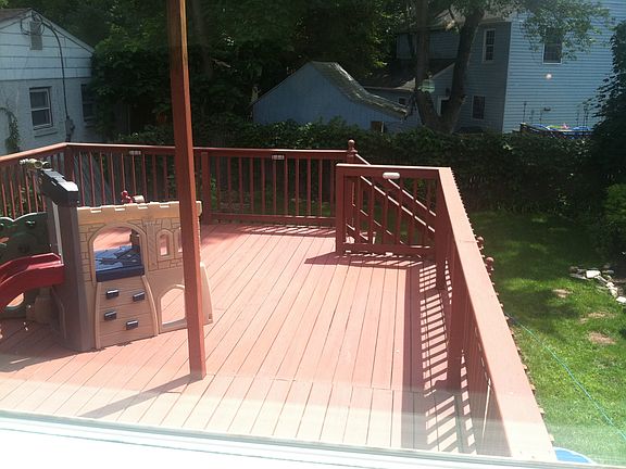freshly refinished 
