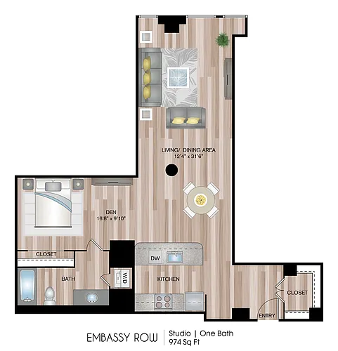 Floor plan Embassy Row