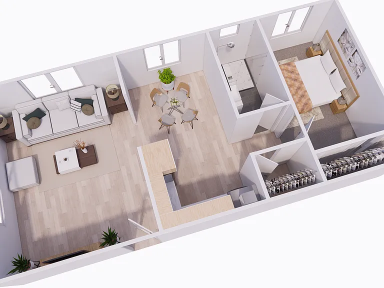 1 bed, 1.0 bath, 702 sqft, $899 — Photo 8
