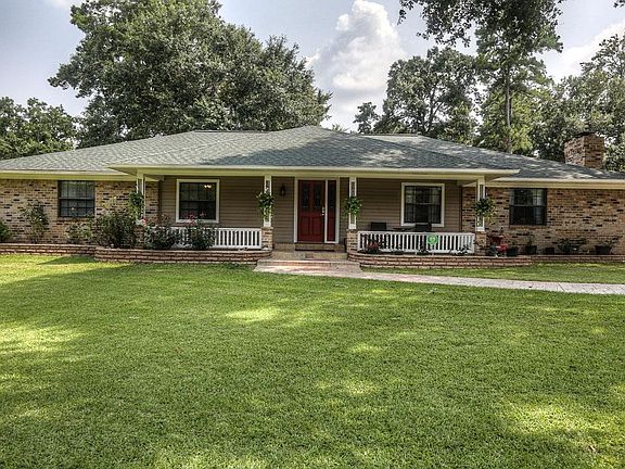 Inviting front porch and landscaping