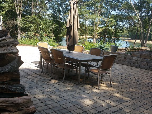 Lower patio