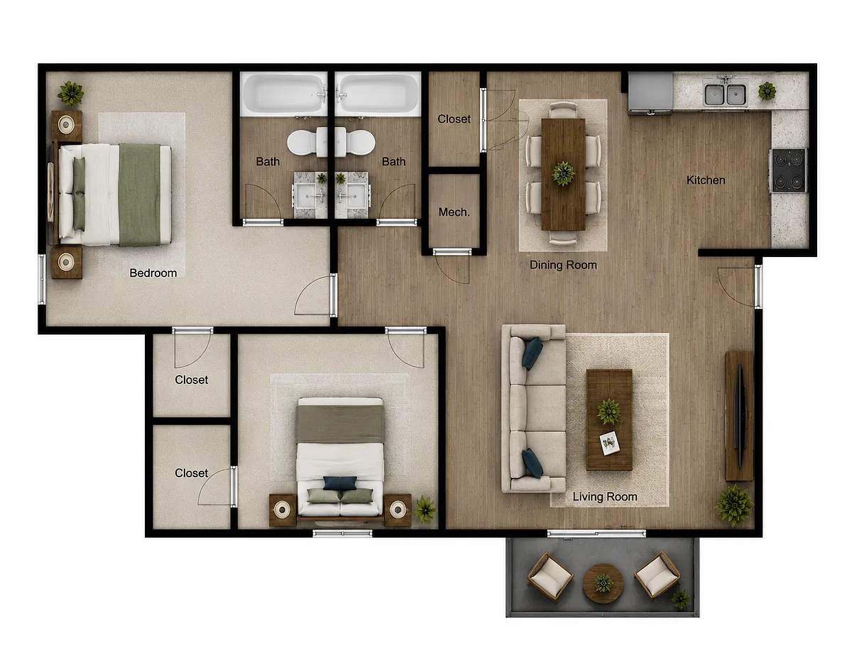 Floor plan 2X1
